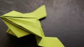 آموزش اوریگامی قورباغه-ویدیو کلیپ اوریگامی