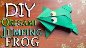اموزش اوریگامی قورباغه-ویدیو های اوریگامی 5