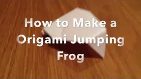 اموزش اوریگامی قورباغه-ویدیو های اوریگامی 28