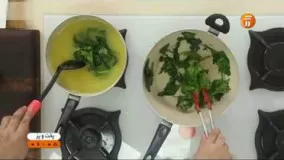آشپزی آسان-پخت و پز  سوپ اسفناج