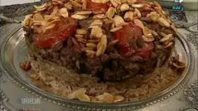آشپزی آسان-تهیه مقلوبه غذای لبنانی