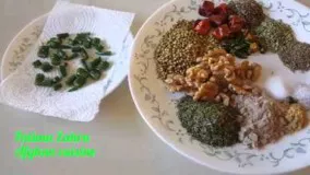 آشپزی  ایرانی--تهیه برنج آجیلی