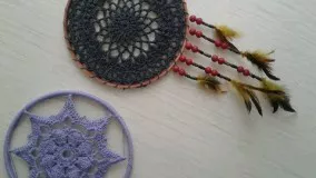 آموزش قلاب بافی-آموزش بافت دریم کچر...how to crochet dreamcacher
