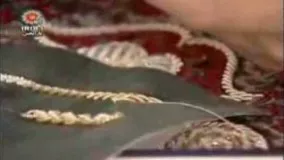 هنر دستی---دوخت گیسو در سرمه دوزی