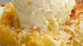 تهیه دسر-دسر آناناس-پیناکولادا