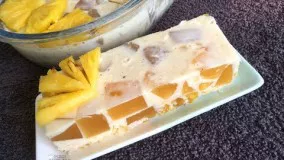 تهیه دسر-دسر آناناس-ژله پودینگ