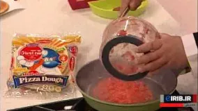 آشپزی ساده-پیتزای گوجه ای تابه ای