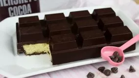 پخت کیک-تهیه کیک شکلاتی- شکلات تخته ای