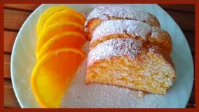 پخت کیک-تهیه کیک پرتقالی- با یک پرتقال