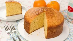 پخت کیک-تهیه کیک پرتقالی- بسیار لطیف