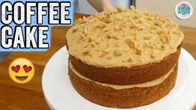 دسر-تهیه کیک قهوه لذیذ-بسیار ساده