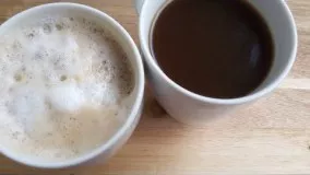 How to make a cup of  coffee with a funnel -  آموزش درست کردن قهوه با قیف