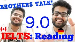 IELTS Reading 9.0 Band: Brothers Talk