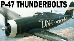 P-47 Thunderbolt Fighters Over Italy | World War 2 in Color | Documentary | 1945