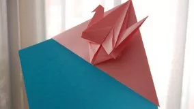 paper peace Crane  Bookmark origami