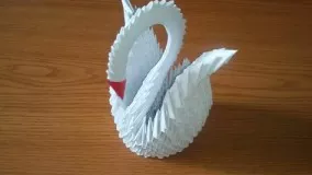 How to make 3d origami swan (updated)