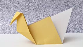 EASY Origami Swans   Paper Crafts for Kids