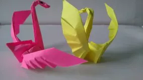 Origami Tutorials - How to make an origami swan