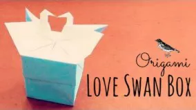 Love Swan Box Origami Instructions (Tadashi Mori)
