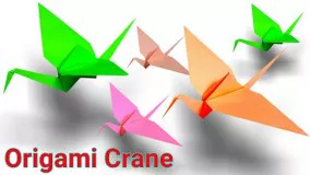 Origami Crane | Paper Crane | How To Make An Origami Paper Crane(Tutorial)