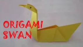Origami Swan - How to make an Origami Swan for beginners
