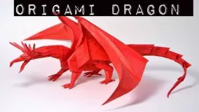 How to make an origami dragon easy
