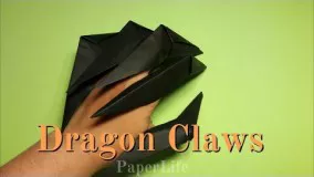 Origami Dragon Claws Easy tutorial HD