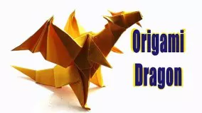 Origami Dragon #2 (Designed by Jo Nakashima) - Origami easy tutorial