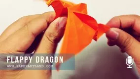 Origami for Kids: How to makg WINGS - | Flappy Dragón