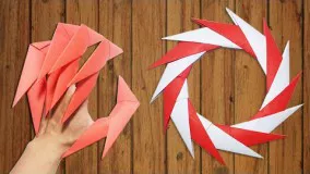 Origami Easy - How tofriken 14 points - tutorial