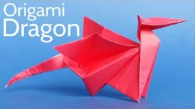 Easy Origami Dragon Tutorial - Steurigami Dragon!