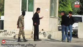 دوربین مخفی ایرانی خنده دار ؛
 دستگیری فرد مبتلا به کرونا