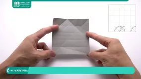 مراحل ساخت اوریگامی مکعب روبیک به صورت حرفه ای