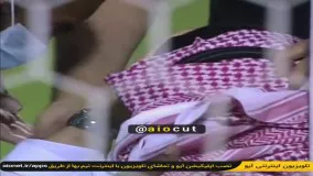 ناراحتی مدیر باشگاه النصر کنار تیرک دروازه