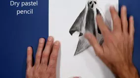 آموزش نقاشی سه بعدی شبح