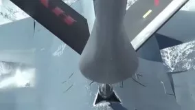 سوخت گیری هوایی جنگنده F16