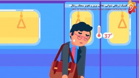 انیمیشن نشانه های بیماری کرونا به زبان فارسی