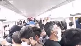 وضعیت متروی تهران در ایام شیوع کرونا