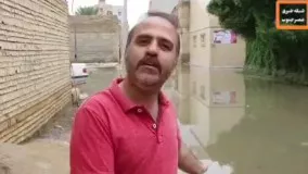 شهروند خوزستانی : بوی فاضلاب خانه را پر کرده !