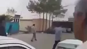 زد و خورد کارمندان راهداری کرمان با یک پیمانکار