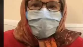 اولین ویدئو از دکتر مینو محرز در قرنطینه خانگی