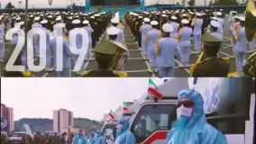 مقايسه جالب شبکه RT روسیه از رژه امسال و سال قبل روز ارتش ایران
