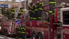 قدردانی گروهی از آتش‌نشانان نیویورک از کادر درمان