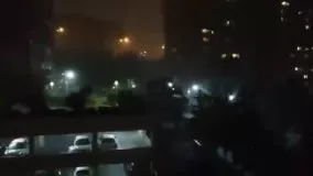 باران سیل‌آسا در تهران