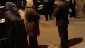 حضور مردم تجریش در خیابان پس از زلزله
