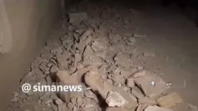 نخستین تصاویر از زلزله ۵.۷ ریشتری در بیرم فارس