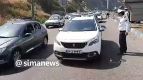 ترافیک سنگین در محورهای ورودی گیلان