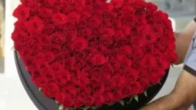 خرید باکس گل رز قرمز
