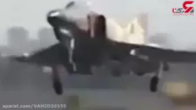 پرواز عمودی خلبان ایرانی با جنگنده فانتوم f 4 + فیلم دیدنی