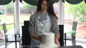 آموزش تزئین کیک بدون ابزار کیک